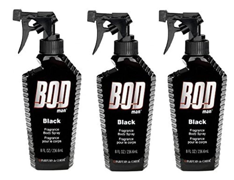Bod Man Mens Body Spray Black Pack of 3
