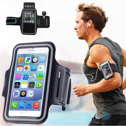 Aeoss Mobile Phones Universal Waterproof Hand Fitness Armband Pouch/Arm Belt/Case for Running Hiking Jogging Sports and Gym Activities (Upto 4.5") - Image 3