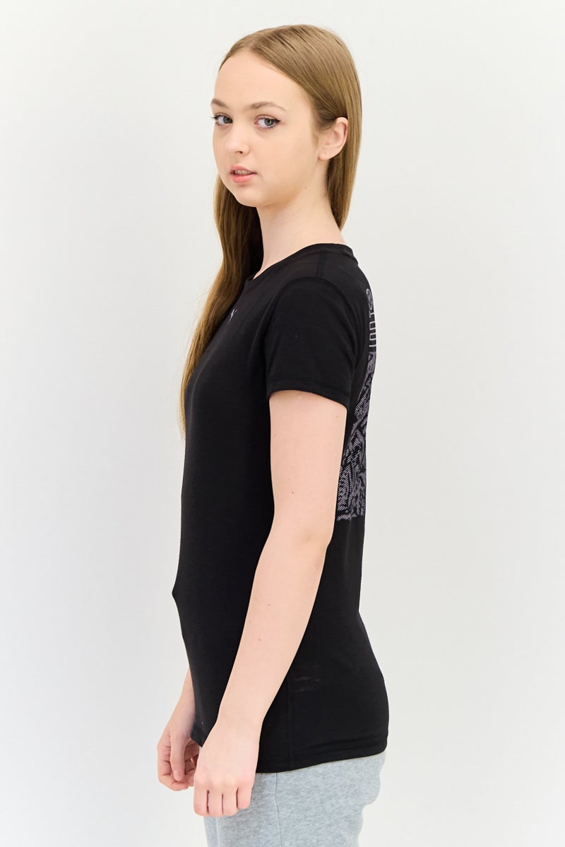 PUMA Women Sportswear Fit Short Sleeve Training T-shirt, Black - Image 2