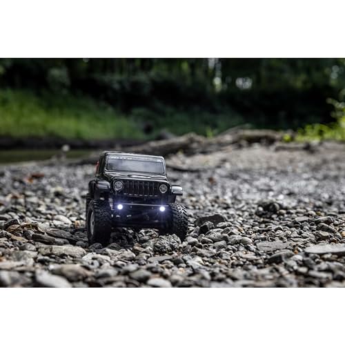 AXIAL شاحنة RC محورية SCX24 جيب غلاديتور 4 دفع العجلات زاحف الصخور مزود بمحرك RTR (لا حاجة لإكماله جاهز للتشغيل) ، أسود ، AXI00005V2T5 ، سيارة تحكم عن بعد ، سيارة RC ، زاحف RC - Image 3