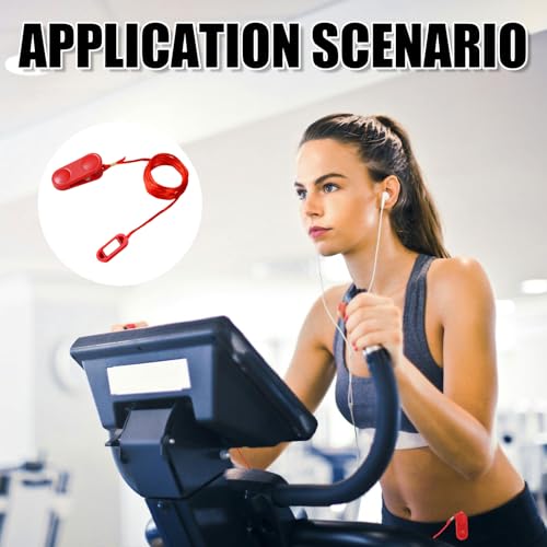 Gosknor 2pcs Treadmill Magnet Safety Key, Universal Magnetic Safety Switch Treadmill Emergency Stop Replacement Accessories for Most Running Machines (Flat Oval) - Image 5