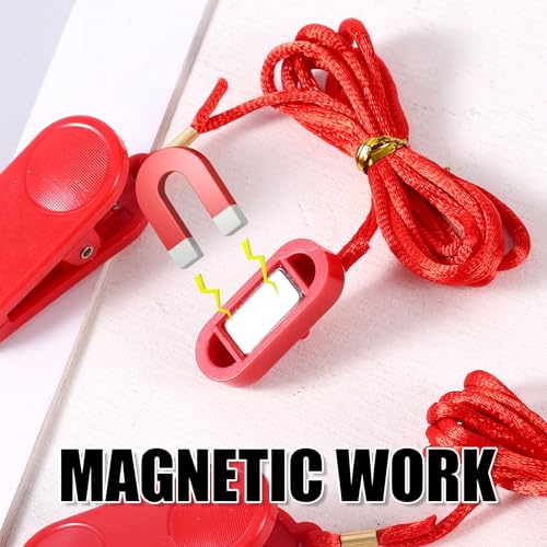 Gosknor 2pcs Treadmill Magnet Safety Key, Universal Magnetic Safety Switch Treadmill Emergency Stop Replacement Accessories for Most Running Machines (Flat Oval) - Image 3