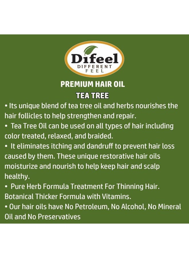 difeel Premium Natural Hair Oil - Tea Tree Oil for Dry Scalp 2.5 Ounce - Image 2