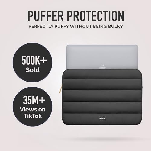 Vandel The Original Puffy Laptop Sleeve Case, 13-14 inch Laptop Sleeve Bag, Laptop Case 13.3 Inch, Compatible with MacBook Air 13/14, iPad 12.9, HP Dell ASUS, Computer Bag Cover - Image 2