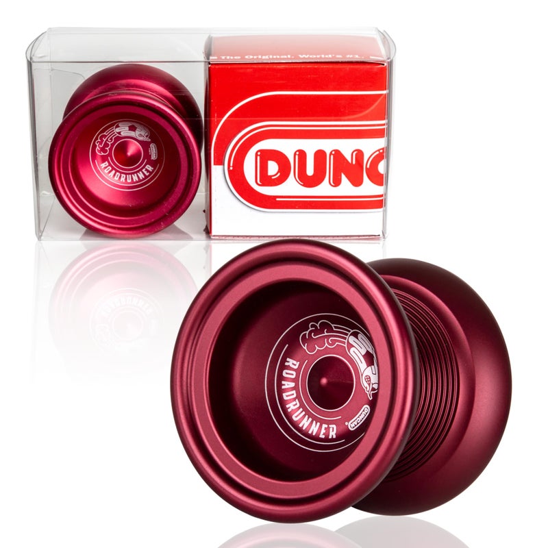 Duncan Toys Roadrunner YoYo Unresponsive Expert Level YoYo Concave Bearing and Aluminum Body Dark Red - Image 2