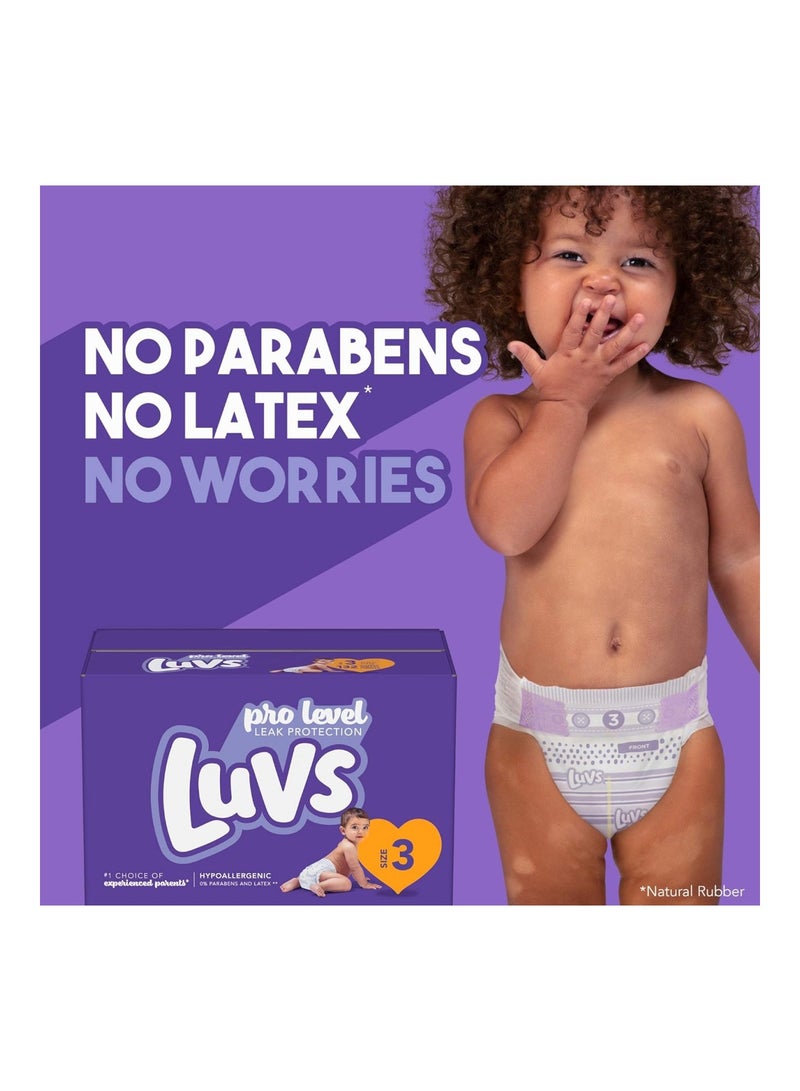 Luvs Pack Of 37 Triple Leakguards Diapers, Size 1 - Image 3