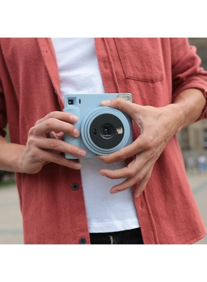 إنستاكس كاميرا فوجي فيلم انستاكس سكوير SQ1 بفيلم فوري - أزرق جليدي - Image 4
