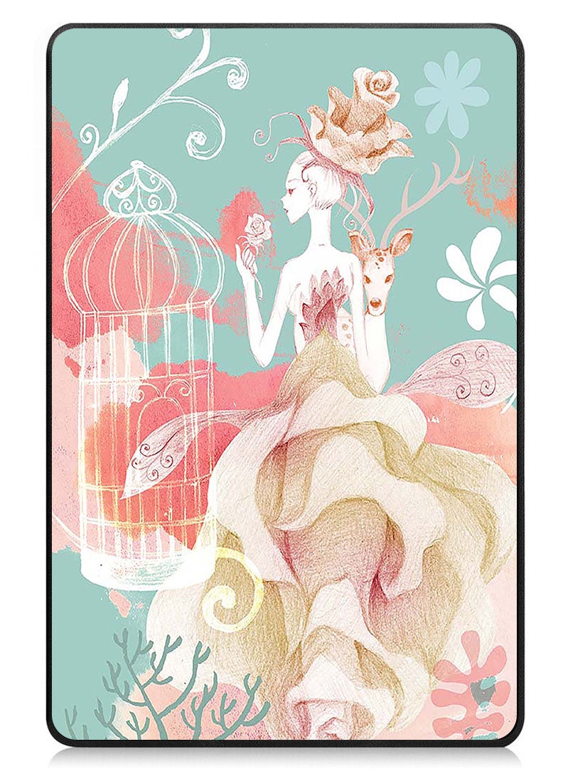 Theodor Protective Flip Case For Realme Pad 2 With Trifold Stand Auto Wake Sleep Shockproof Cover Queen outside cage - Image 1