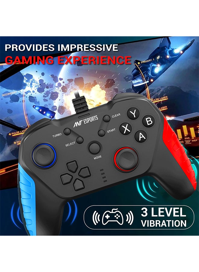 ANT Esports Renewed - Ant Esports GP110 Wired Gamepad, Compatible for PC & Laptop Computer (Windows 10/8 /7) / PS3 / Android -black - Image 2