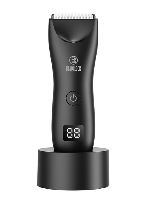 Body Hair Trimmer,Electric Shaver for Sensitive Areas,Hairs,Beards,Armpit Hair,Waterproof Shaver,Unisex,Black