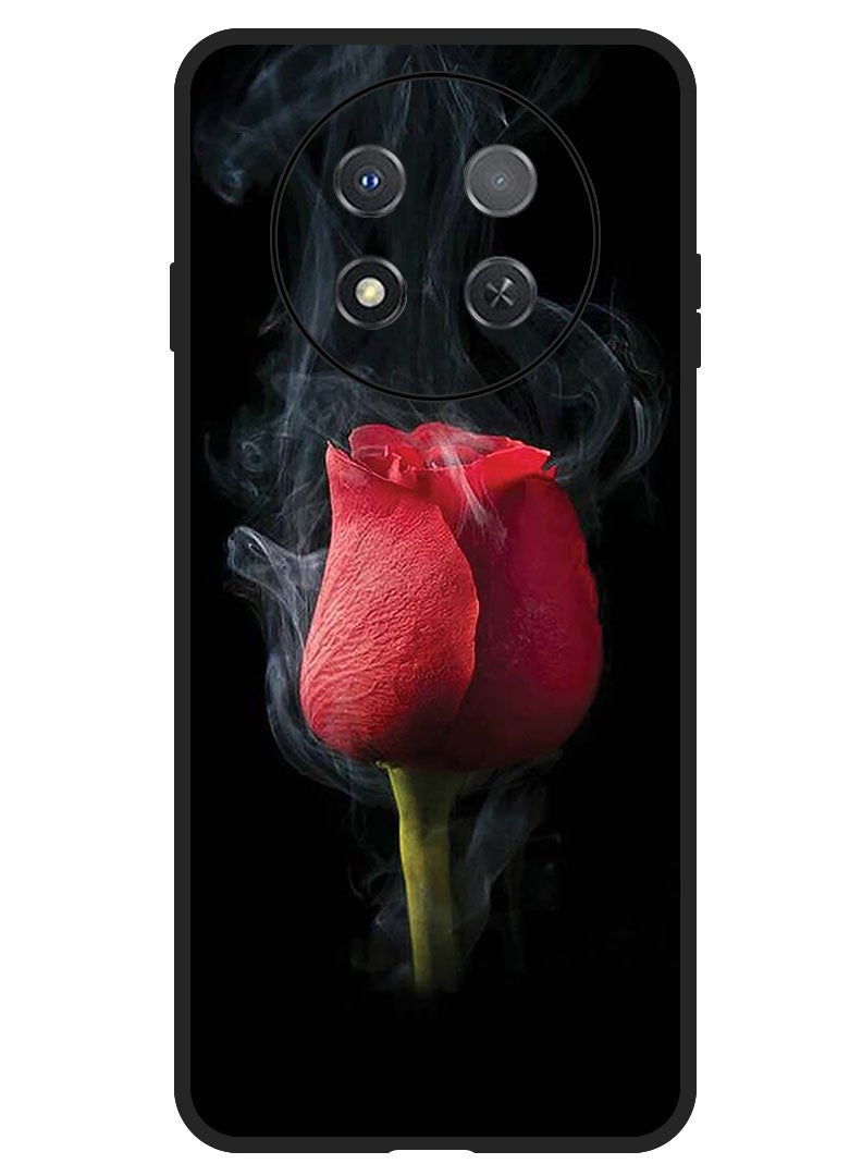 Theodor Protective Case Anti Scratch Shock Proof Bumper Cover For Huawei Enjoy 60X Red Rose - Image 1