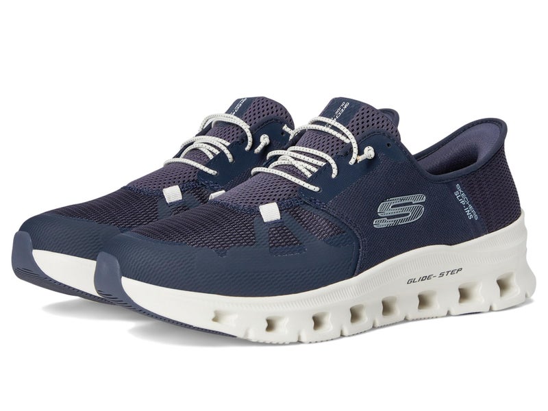 SKECHERS حذاء سكيشرز للرجال Glide-Step Pro سهل الارتداء بدون استخدام اليدين، أزرق، 8.5 - Image 2