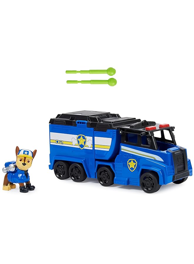 PAW PATROL Big Truck Pups Chase Transforming Toy Truck With Collectible Action Figure Kids’ Toys For Ages 3 And Up - Image 1