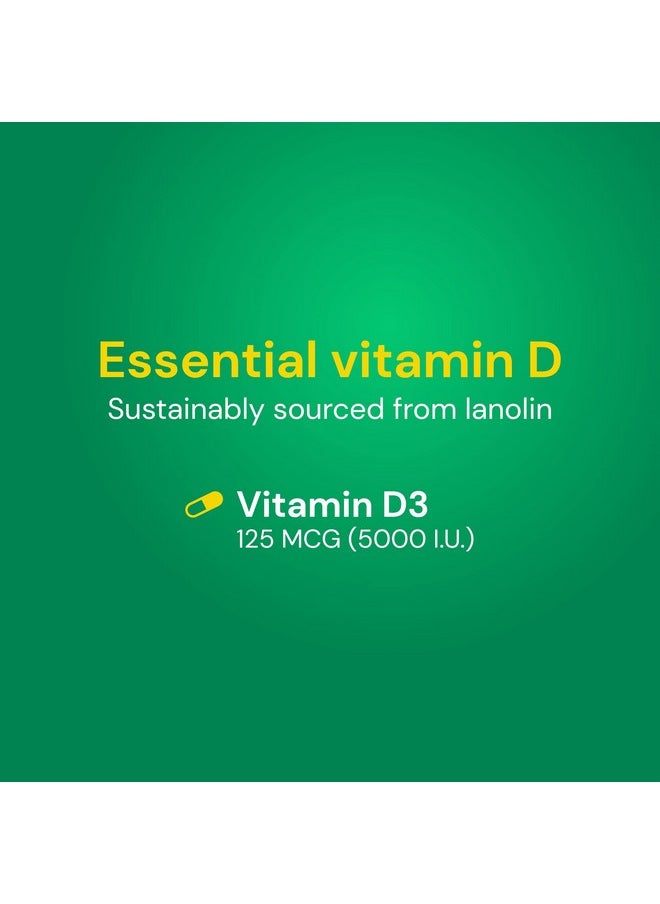 Country Life Vitamin D3 5000 Iu Supports Healthy Bones Teeth And Immune System Daily Supplement 60 Ct  - Image 5