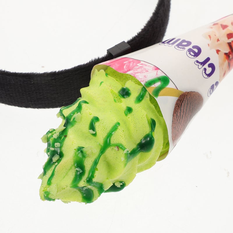 Funny Headpiece Ice Cream Cosplay Headband Party Headpiece Interesting Party Hair Accessory - Image 3