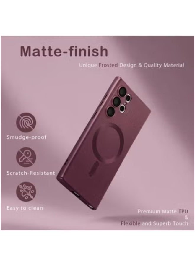 Samsung Galaxy S24 Ultra Magnetic Case Cover – Slim, Lightweight & Shockproof Phone Case with Wireless Charging Compatibility | Durable 6.8-Inch Back Cover with Secure Magnetic Closure | Anti-Scratch, Drop-Resistant & Precise Cutouts for Full Protection - Image 5