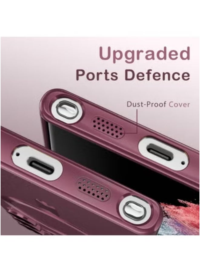 Samsung Galaxy S24 Ultra Magnetic Case Cover – Slim, Lightweight & Shockproof Phone Case with Wireless Charging Compatibility | Durable 6.8-Inch Back Cover with Secure Magnetic Closure | Anti-Scratch, Drop-Resistant & Precise Cutouts for Full Protection - Image 2