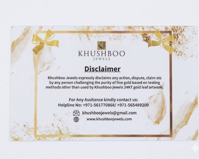 KHUSHBOO JEWELS إطار جاغاناث من الذهب الخالص 24 قيراط - Image 4