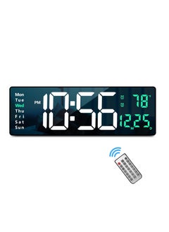 ARNOTEC Digital Wall Clock Large Display, 16.2 Inch Large Wall Clocks, Modern LED Digital Clock with Remote Control for Living Room Decor, Automatic Brightness Dimmer Big Clock with Date Week Temperature  - Image 2