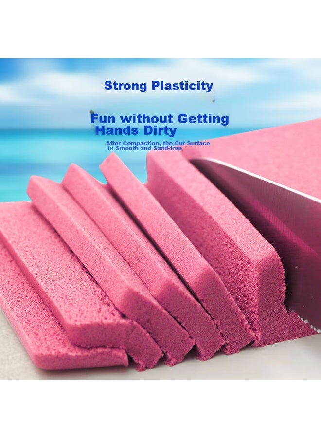 Space Sand Children's Play Sand Toy, Safe Non-toxic Sand, 800g Refill Pack, Pink, Children's Day Gift - Image 2
