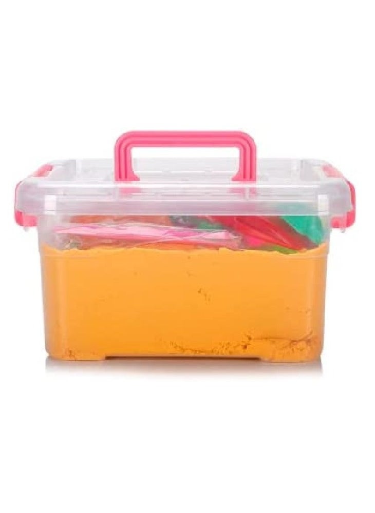 Cutie Cute 2000 Grams Magical Play Sand Toy Set With Accessories Modeling Clay Never Dries Build Sandcastles  - Image 1