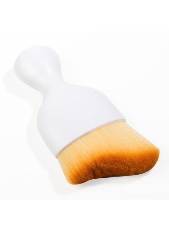 Car Interior Detailing Brush,Soft Bristle Cleaning Brush Car Detailing Brush Dusting Brush,Car Interior Cleaning Tool,Auto Detail Brush Car Dash Duster Brush (White) - Image 3