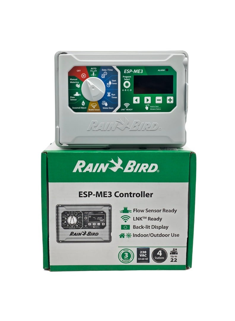 Generic ESP-ME3 Irrigation Timer – 4 Station Modular Controller  - Image 3