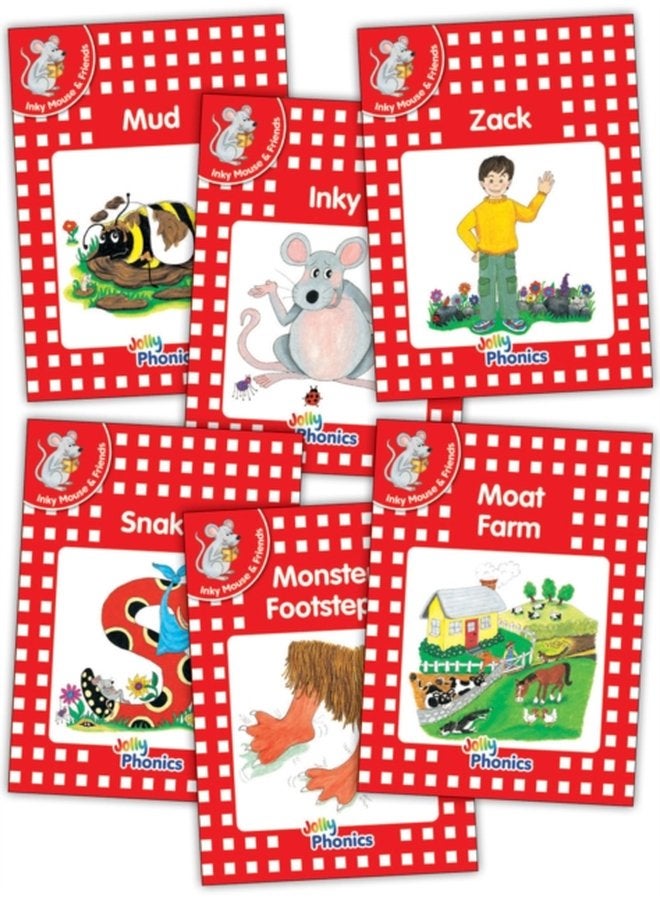 Jolly Phonics Readers Inky Friends Level 1 in Precursive Letters British English edition - Paperback
