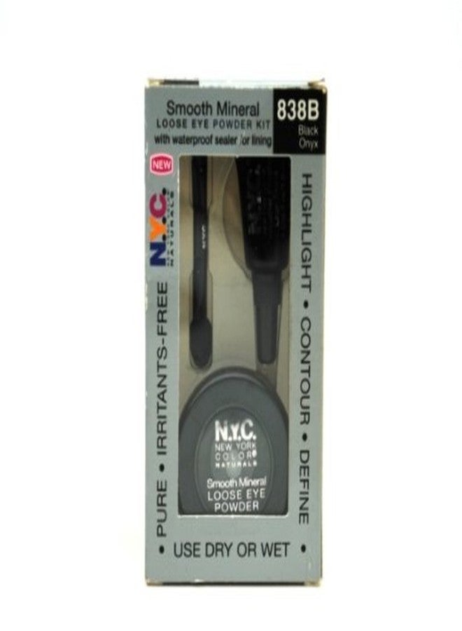 NYC N.Y.C. Smooth Mineral Loose Eye Powder Kit Black Onyx 838B - Image 1