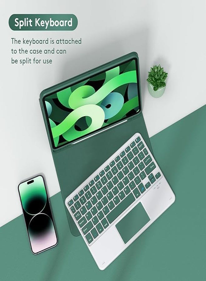 Touched Keyboard Case Compatible with IPad 11th Generation A16 11 Inch 2025 Cover with Wireless Removable Bluetooth Keyboard Mouse and Protective Case with Pen Slot - Image 2