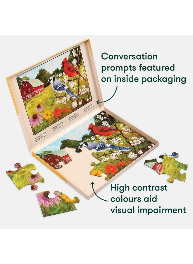 Relish Large Piece Puzzles For Seniors 13 Piece Summer Birds Jigsaw Puzzle Dementia Products For Elderly - Image 5