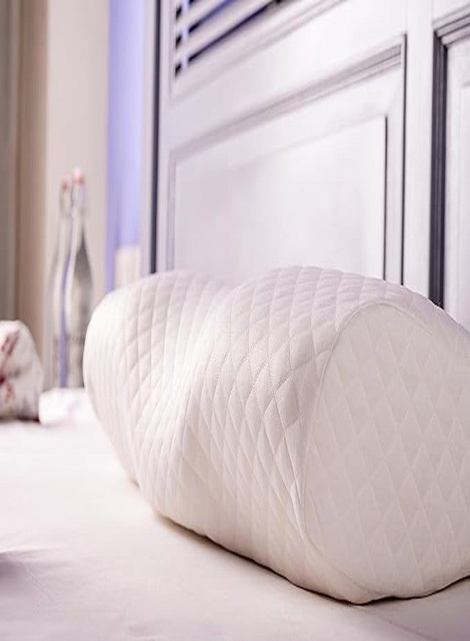 CUSHIO Memory Foam Butterfly Shape Contour Pillow | Cervical Orthopedic Memory Pillow for Neck & Shoulder Pain Relief | Size 20"x12" (White) - Image 1