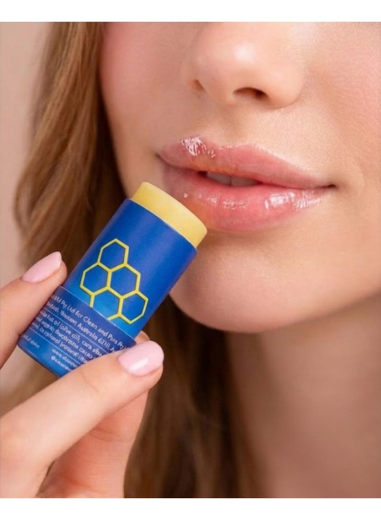 Clean & Pure Manuka Honey & Zinc SPF15 Lip Balm – 100% Natural, Hydrates, Soothes & Protects Lips from Sun, 6g - Image 5
