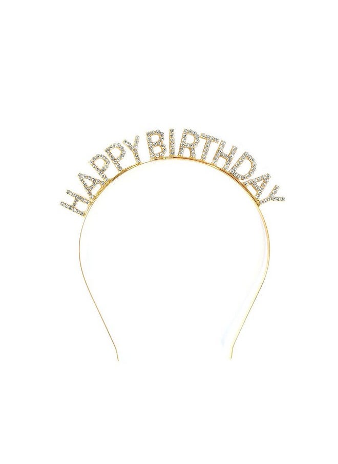 Happy Birthday Headband Metal Rhinestone Tiara Headpiece Birthday Crowns Accessories For Women Girls Princess Crown Party Decoration Supplies (Gold) - pzsku/Z620437A28053AB22ACBFZ/45/_/1718614230/92fe12de-cad5-4de3-9a76-d6d7cdf12ec1