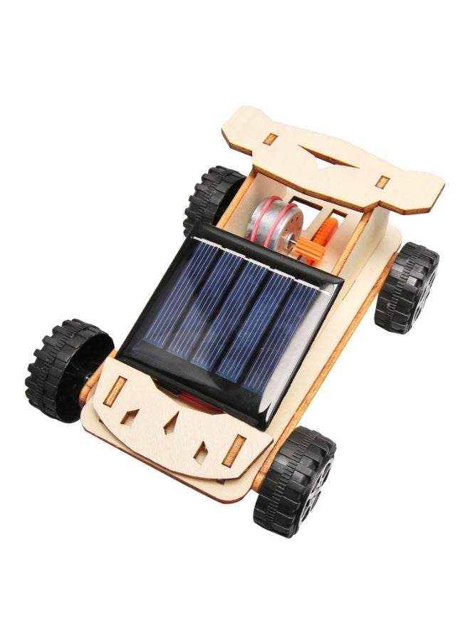 مجموعة تركيب خشبية بالطاقة الشمسية: قمر صناعي + سيارة – لعبة تعليمية STEM لعلوم الفضاء والفيزياء - Image 3