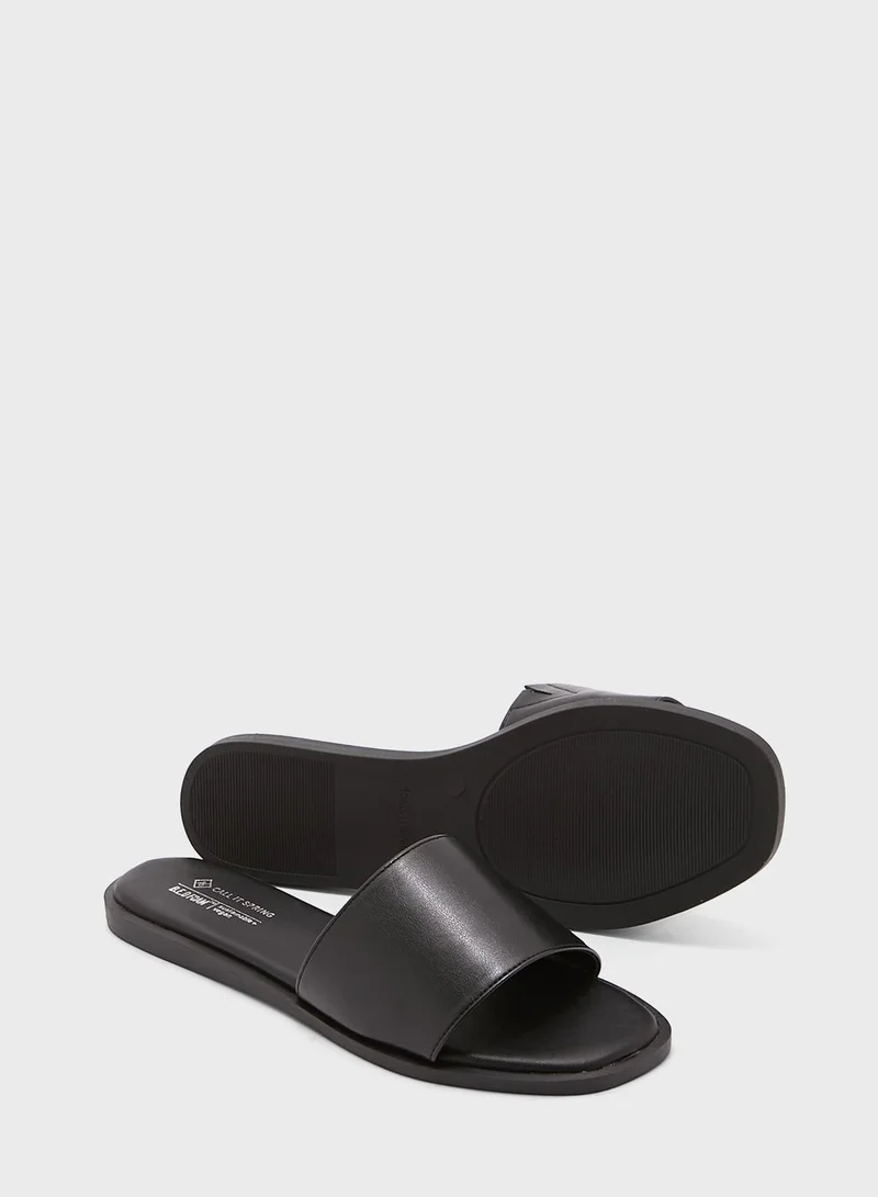CALL IT SPRING Shimmerr Flat Sandals