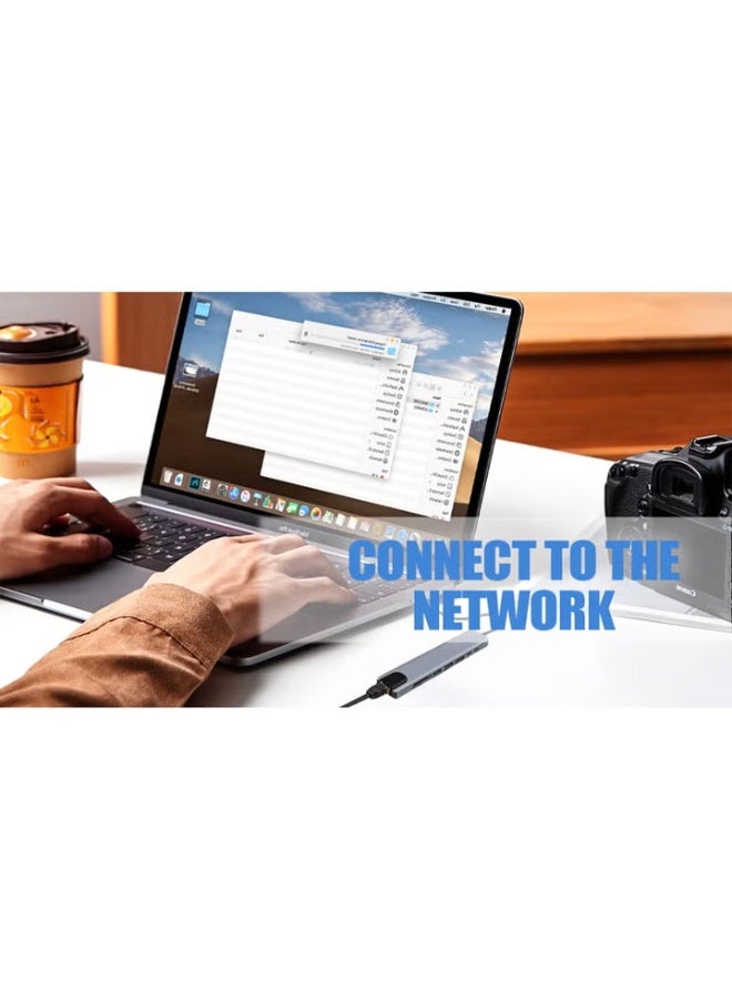 موزع USB 3.0 بأربعة منافذ، محول متعدد المنافذ فائق النحافة، موزع بيانات 8 في 1 بمنفذ USB-A [لا يدعم الشحن]، وصلة USB متعددة لأجهزة الكمبيوتر المحمولة وأجهزة الكمبيوتر المكتبية وأجهزة PS5 والماوس ولوحات المفاتيح ومحركات الأقراص المحمولة والطابعات. - Image 2