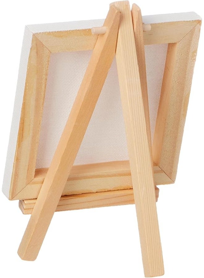 Artistic Canvas 30*30cm, For Acrylic And Oil Paints With Wooden Stand - 3 pcs - Image 5