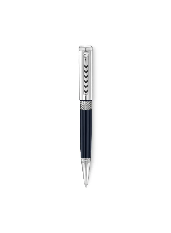Ducati Stile Blue and Silver Pen with Silver Trims