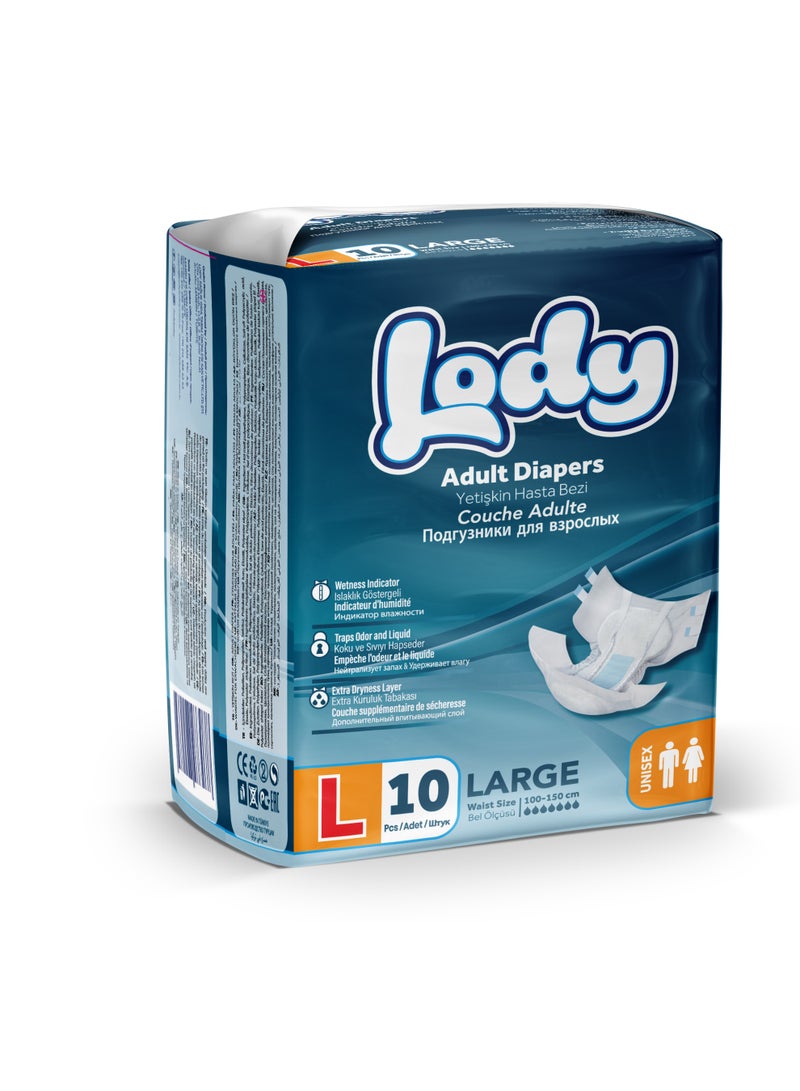 Lody Turkish Adult pack of 10 size Large ( Eco )