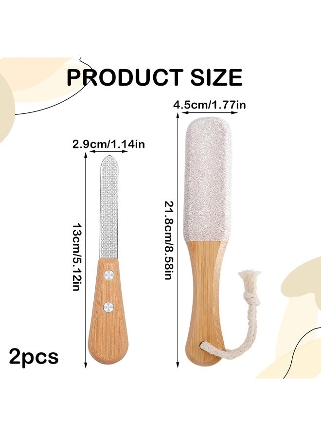 2PCS Pumice Stone for Feet White Pumice Stone Double Sided Foot Pumice Feet Hard Skin Remover Foot Files Scrubber Foot Grater Applicable to Foot Cracked Heels Dead Skin or Hard Skin - Image 2