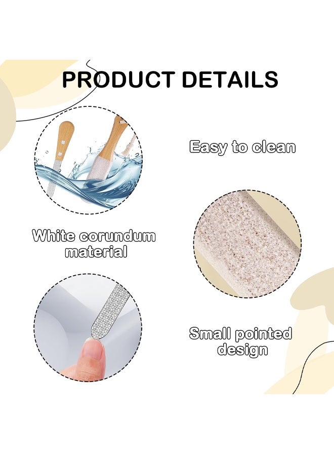 2PCS Pumice Stone for Feet White Pumice Stone Double Sided Foot Pumice Feet Hard Skin Remover Foot Files Scrubber Foot Grater Applicable to Foot Cracked Heels Dead Skin or Hard Skin - Image 3