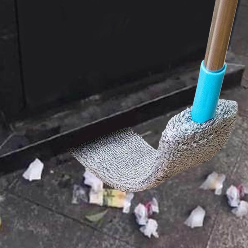 SILLY SAUTE Silly Saute Cleaning Under Appliances Long Handle Mop Flexible 31 to 60 inches Washable and Retractable Gap Duster Brush Feather Duster for Sofa Bed Furniture with 1 Cloth - Image 5