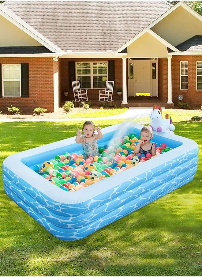 XIANGYU Inflatable Swimming Play Float Pool Outdoor Kids Water Toys Pools Water Slide Unicorn  - Image 1