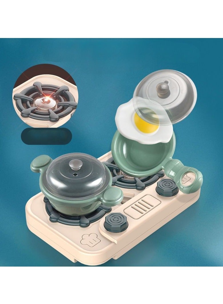 ألعاب المطبخ، أدوات المطبخ المحاكاة، مجموعة الطبخ للأطفال من سن 3 إلى 6 سنوات، البنات والأولاد - Image 4