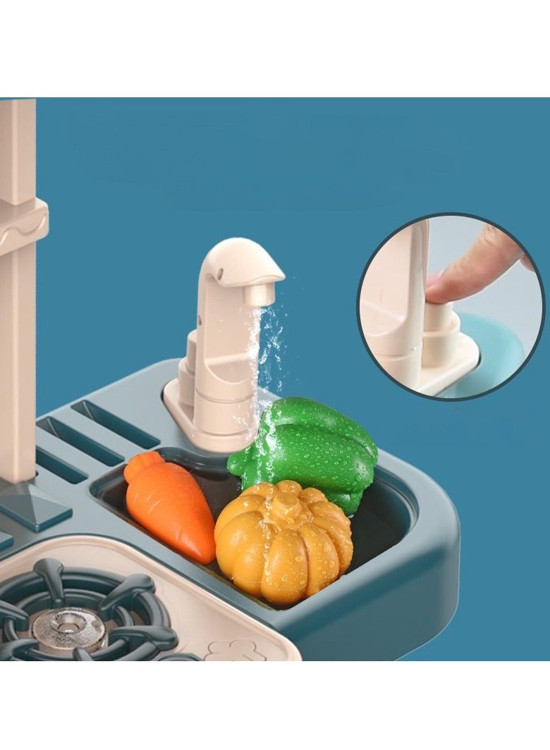 ألعاب المطبخ، أدوات المطبخ المحاكاة، مجموعة الطبخ للأطفال من سن 3 إلى 6 سنوات، البنات والأولاد - Image 3