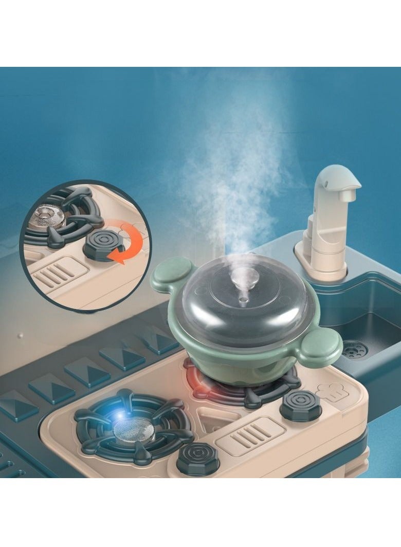 ألعاب المطبخ، أدوات المطبخ المحاكاة، مجموعة الطبخ للأطفال من سن 3 إلى 6 سنوات، البنات والأولاد - Image 2