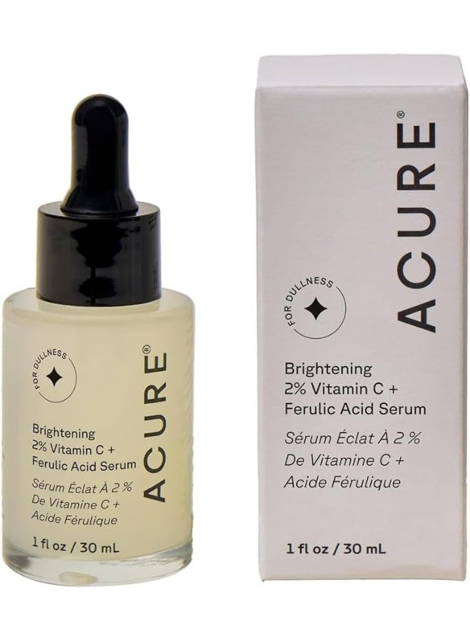 Acure سيروم خالي من الزيت بفيتامين سي وحمض الفيروليك 30 مل - Image 1