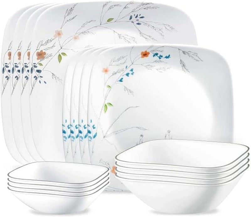Corelle Adlyn 16pc Dinner set Chip & Break Resistant - Image 1