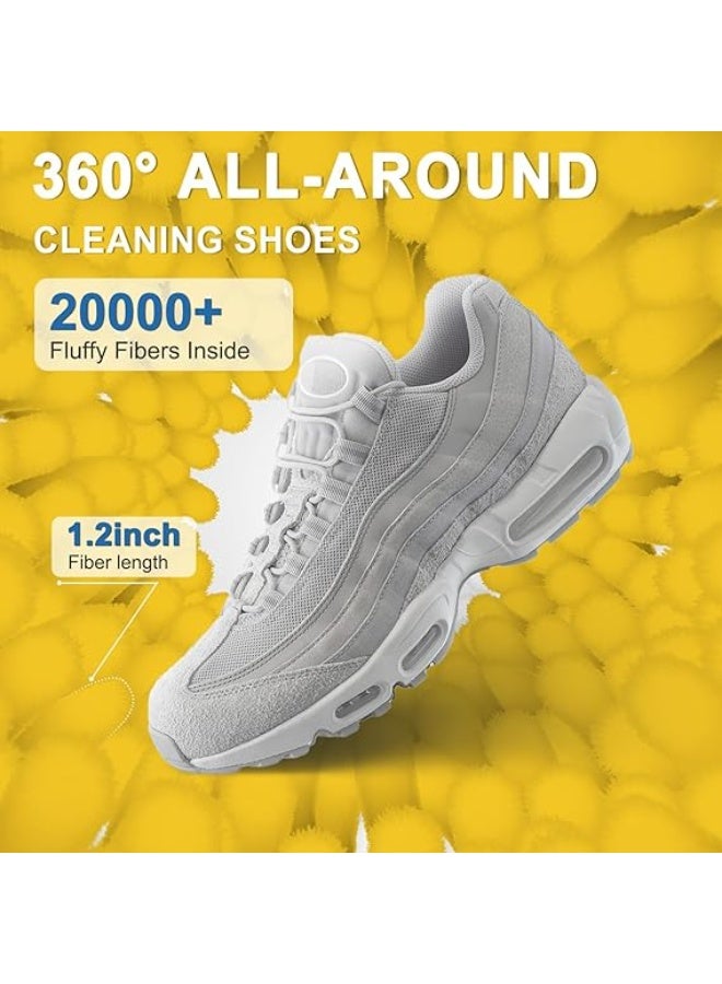 MOMENT MOMENT Large Shoe Washing Machine Bag – Extra Thick Laundry Shoe Bag for Washer and Dryer, 360° Deep Clean Shoes Laundry Bag, Reusable Shoe Bag for Sneaker washing machine bags, Yellow - Image 4
